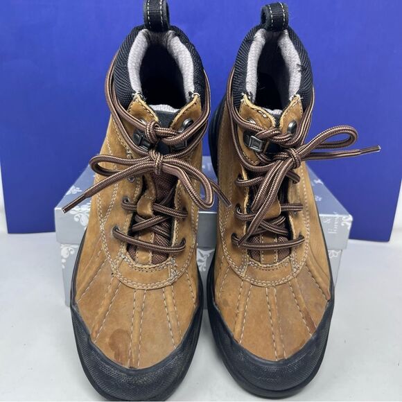 Clark's Men Waterproof Ankle Hiking Boots Brown 7 - Picture 2 of 12